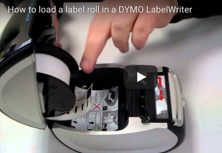 How to load labels into a Dymo printer