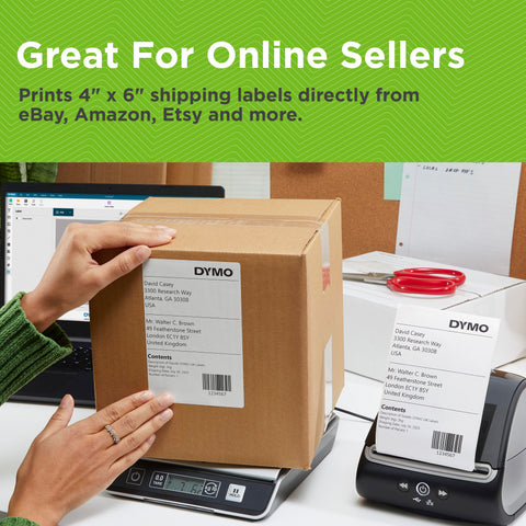 2023 DYMO LabelWriter 5XL Thermal Shipping Barcode Label Printer, Bundle with 1 x Label Roll