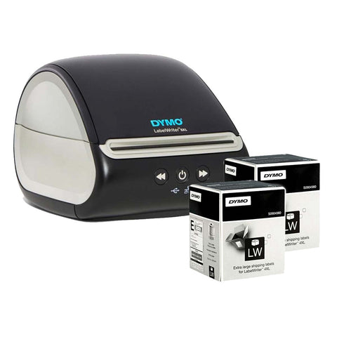 2023 DYMO LabelWriter 5XL Thermal Shipping Barcode Label Printer, Bundle with 2 x Label Rolls
