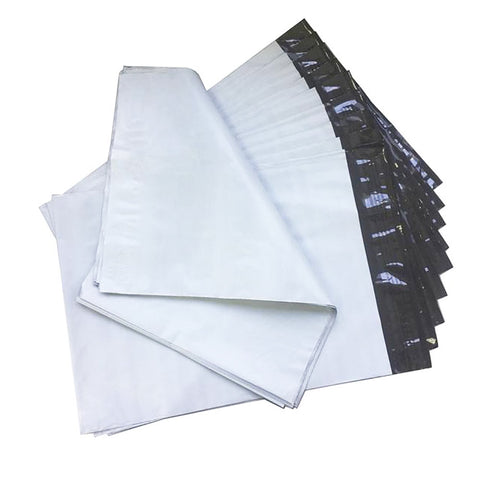 500pcs White Courier Satchel Postal Poly Mailer Bag 190 x 260mm